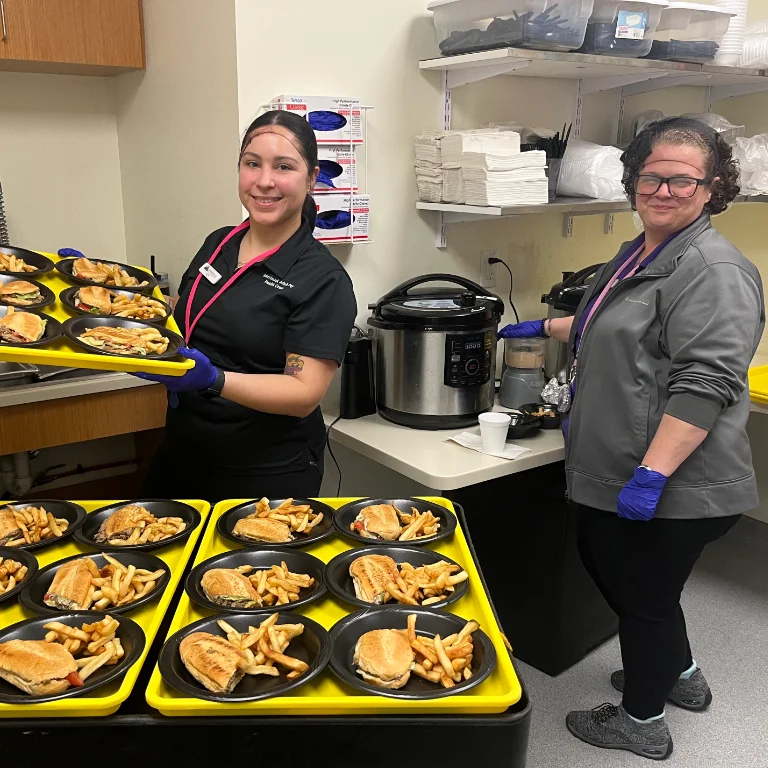 Merrimack Adult Day Health Center prepares and serves delicious meals for their participants.